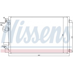 kondensatorius, oro kondicionierius ** FIRST FIT **
                                NISSENS                                  