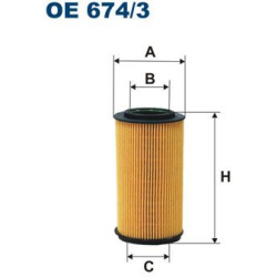 alyvos filtras
                                FILTRON                                                OE674/3, Nenurodytas ga