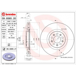 stabdžių diskas (1vnt) PRIME LINE - UV Coated
                                BREMBO                                       