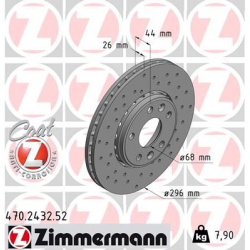 stabdžių diskas (1vnt) SPORT Z
                                ZIMMERMANN                                470.2432.52, Nenur
