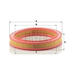 oro filtras
                                MANN-FILTER                                                C3044, MANN-FILTER, C3