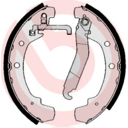 stabdžių trinkelių komplektas ESSENTIAL LINE
                                BREMBO                                       