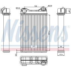 šilumokaitis, salono šildymas
NISSENS 71445,