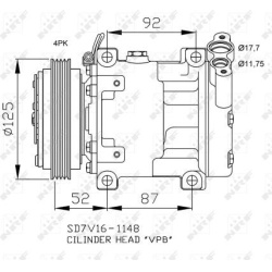 kompresorius, oro kondicionierius EASY FIT
                                NRF                                               