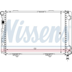 Aušinimo radiatorius
                                NISSENS                                                62549A, NISSENS,