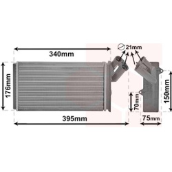 šilumokaitis, salono šildymas
                                VAN WEZEL                                09006129, VAN WEZEL,