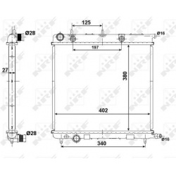 Aušinimo radiatorius
                                NRF                                                50439, NRF, 50439, a