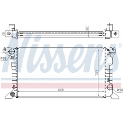 Aušinimo radiatorius
                                NISSENS                                                62369A, NISSENS,