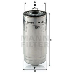 kuro filtras
                                MANN-FILTER                                                WK845/9, MANN-FILTER,