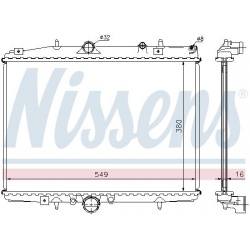 Aušinimo radiatorius
                                NISSENS                                                61291A, NISSENS,