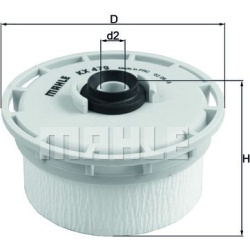 Filtras kuro diesel
                                MAHLE                                                KX479D, MAHLE, KX479