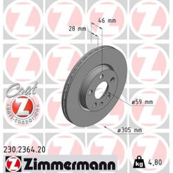 stabdžių diskas (1vnt)
                                ZIMMERMANN                                230.2364.20, Nenurodytas g
