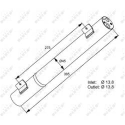 džiovintuvas, oro kondicionierius EASY FIT
                                NRF                                33308, NRF, 33