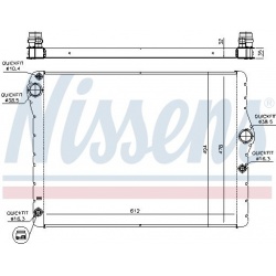 Aušinimo radiatorius
                                NISSENS                                                60779, NISSENS, 