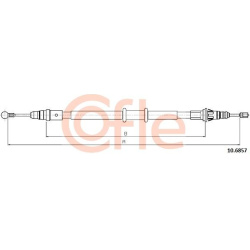 trosas, stovėjimo stabdys
                                COFLE                                                10.6857, Nenu