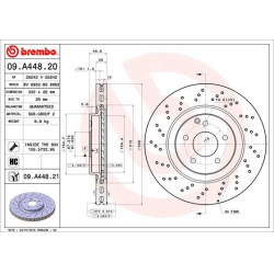 stabdžių diskas (1vnt) PRIME LINE - UV Coated
                                BREMBO                                       