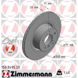 stabdžių diskas (1vnt) COAT Z
ZIMMERMANN 150