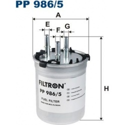 kuro filtras
                                FILTRON                                                PP986/5, Nenurodytas gami