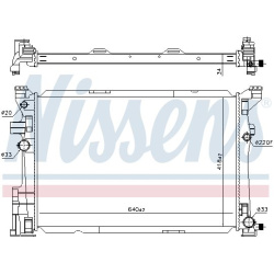 Aušinimo radiatorius
                                NISSENS                                                67187, NISSENS, 
