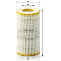 alyvos filtras
                                MANN-FILTER                                                HU718/5X, MANN-FILT