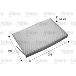 filtras, salono oras VALEO ESSENTIAL
715709, VALEO, 715709, auto detalė
