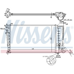 Aušinimo radiatorius
                                NISSENS                                                61379, NISSENS, 