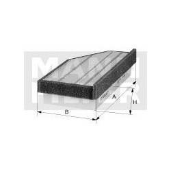 oro filtras
                                MANN-FILTER                                                C3327, MANN-FILTER, C3