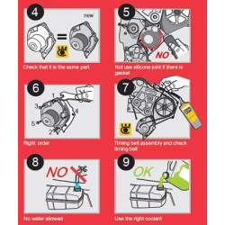 Siurblys aušinimo skysčio pompa vandens
                                AIRTEX                                1621, AIRTEX,
