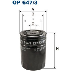 alyvos filtras
                                FILTRON                                                OP647/3, Nenurodytas ga