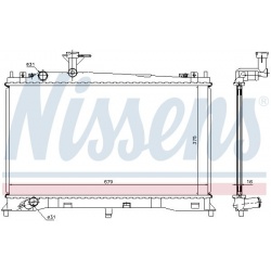 Aušinimo radiatorius
                                NISSENS                                                62462A, NISSENS,