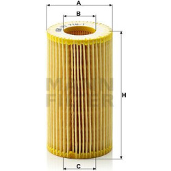 alyvos filtras
                                MANN-FILTER                                                HU718/1Z, MANN-FILT