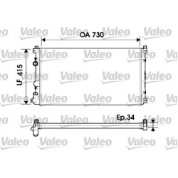Aušinimo radiatorius
                                VALEO                                                732918, VALEO, 732