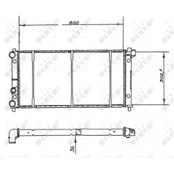 Aušinimo radiatorius
                                NRF                                                58904, NRF, 58904, a