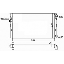 Aušinimo radiatorius
                                NRF                                                50455, NRF, 50455, a