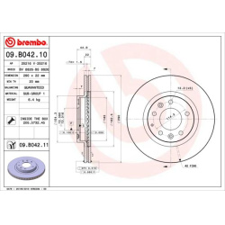 Stabdžių diskas PRIME LINE - UV Coated
BREMBO