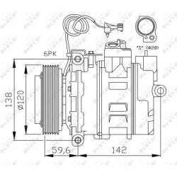 kompresorius, oro kondicionierius EASY FIT
                                NRF                                               