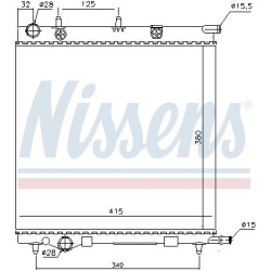 Aušinimo radiatorius
                                NISSENS                                61284, NISSENS, 61284, auto deta