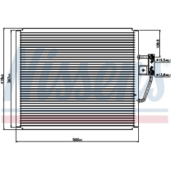 kondensatorius, oro kondicionierius ** FIRST FIT **
                                NISSENS                                  