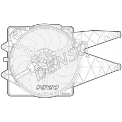 ventiliatorius, radiatoriaus
                                DENSO                                                DER09092, D