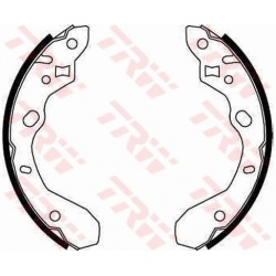 stabdžių trinkelių komplektas
                                TRW                                                GS8661, T
