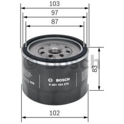alyvos filtras
                                BOSCH                                0451103270, BOSCH, 0451103270, auto detal