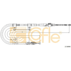 trosas, stovėjimo stabdys
                                COFLE                                                17.6040, Nenu