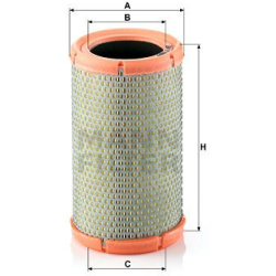 oro filtras
                                MANN-FILTER                                                C1145/6, MANN-FILTER, 