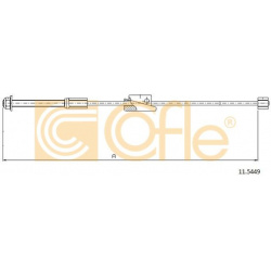 trosas, stovėjimo stabdys
                                COFLE                                                11.5449, Nenu