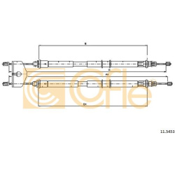 trosas, stovėjimo stabdys
                                COFLE                                                11.5453, Nenu