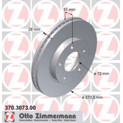 stabdžių diskas (1vnt)
                                ZIMMERMANN                                370.3073.00, Nenurodytas g
