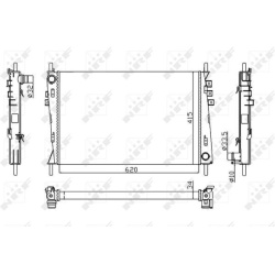 Aušinimo radiatorius
                                NRF                                                53782, NRF, 53782, a