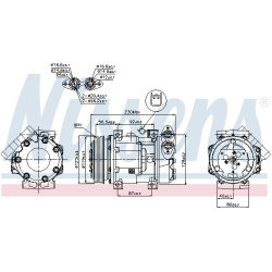 kompresorius, oro kondicionierius ** FIRST FIT **
NISSENS 8933