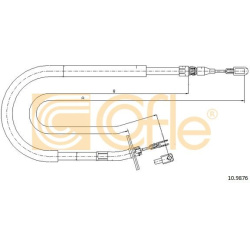trosas, stovėjimo stabdys
                                COFLE                                                10.9876, Nenu