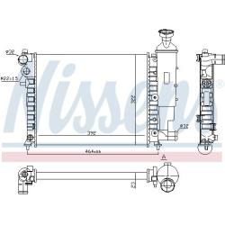 Aušinimo radiatorius
                                NISSENS                                61358, NISSENS, 61358, auto deta